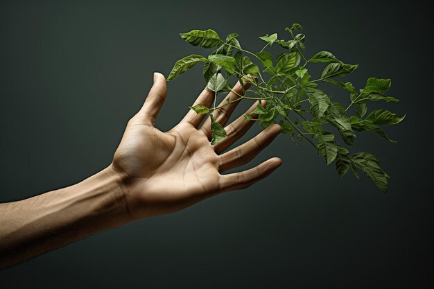 Foto vignette van wilde planten uit schotland