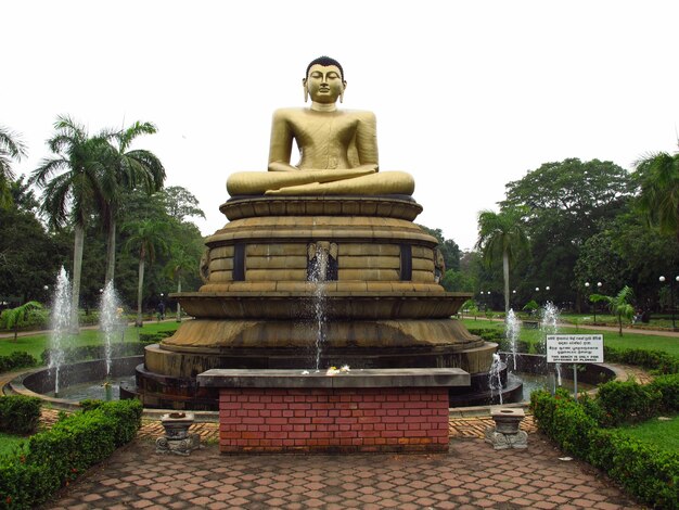 Viharamahadevi-park in de stad Colombo, Sri Lanka