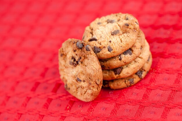 Vijf koekjes samen opgemaakt