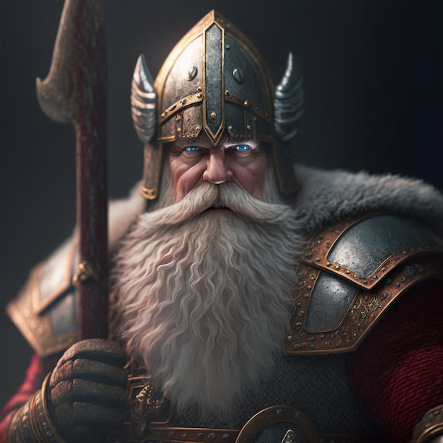 Viking kerstman