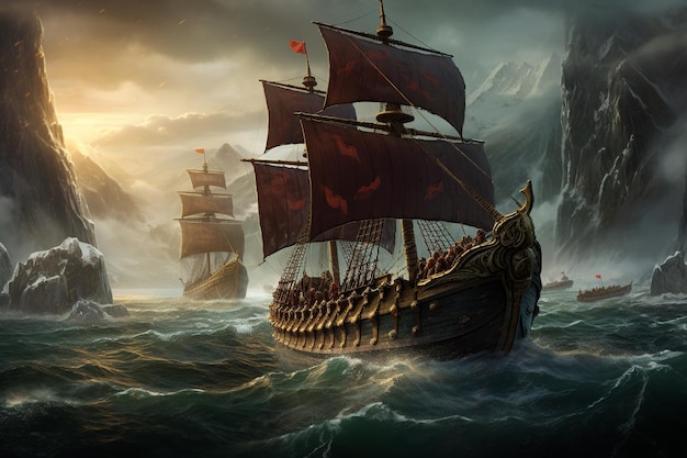 Viking Longships Warriors of the Northern Seas