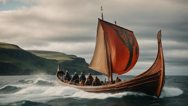 Photo viking ship