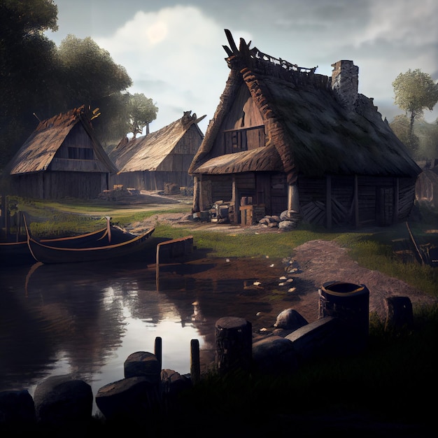 Деревня викингов