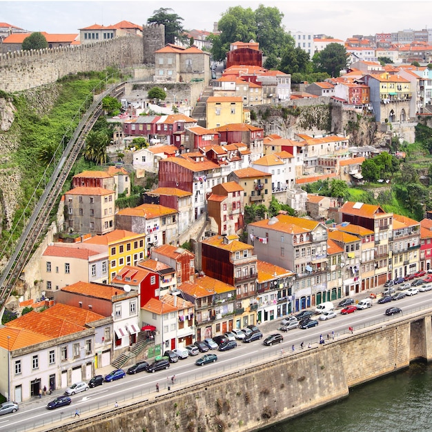 Vila Nova de Gaia district in Porto, Portugal