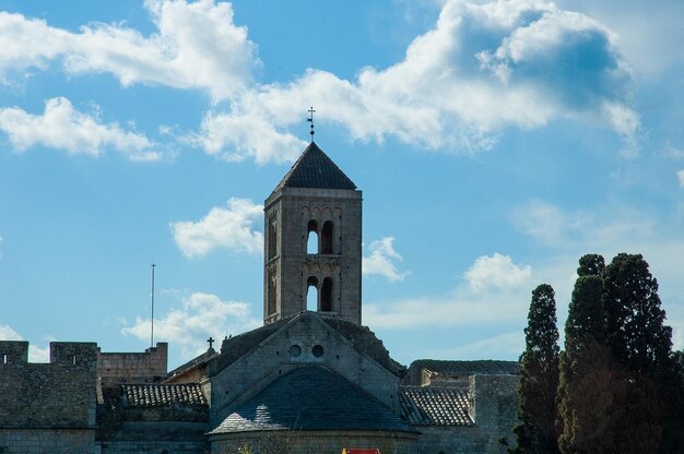 Vilabertran klooster belfort girona catalunya spanje