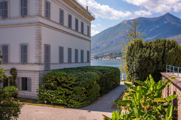 Villa aan het Comomeer Italië in de zomer beroemde toeristische bestemming