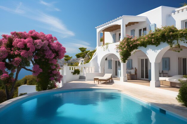 Villa in the mediterranean Sea