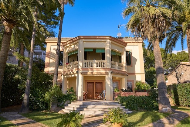 Villa Pons herritage houses in Benicassim shoreline of Castellon Spain also Benicasim