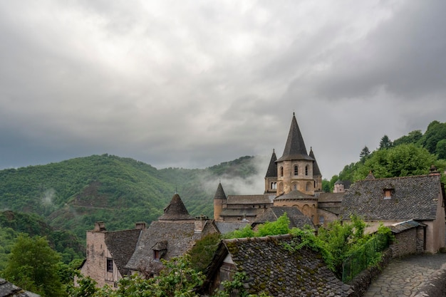 Village of Conques in France