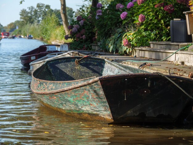 Photo the village of giethoorn