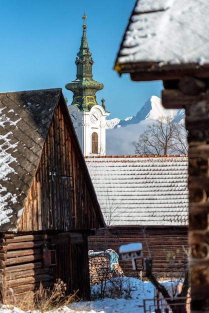 Village Hybe in region Liptov area in Slovakia