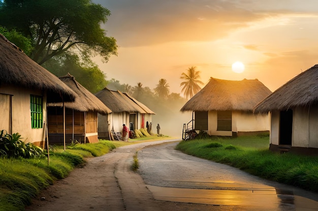 a village on the island of person