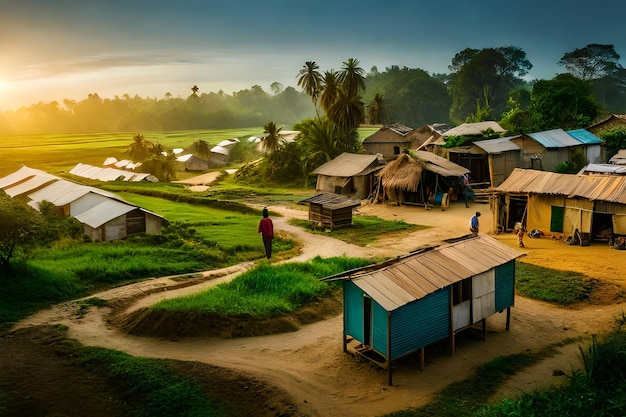 a village in the jungle