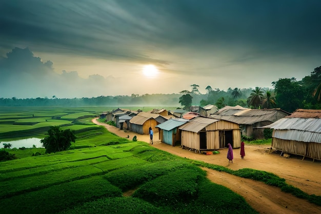 a village in the jungle