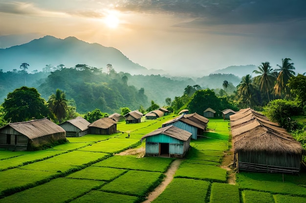 A village in the jungle