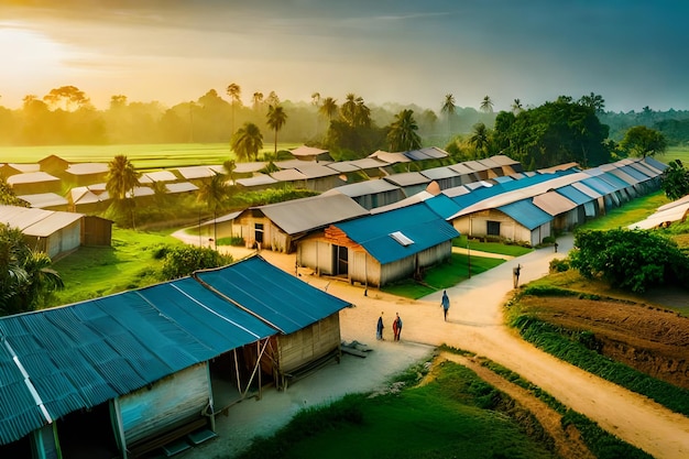 a village in the jungle