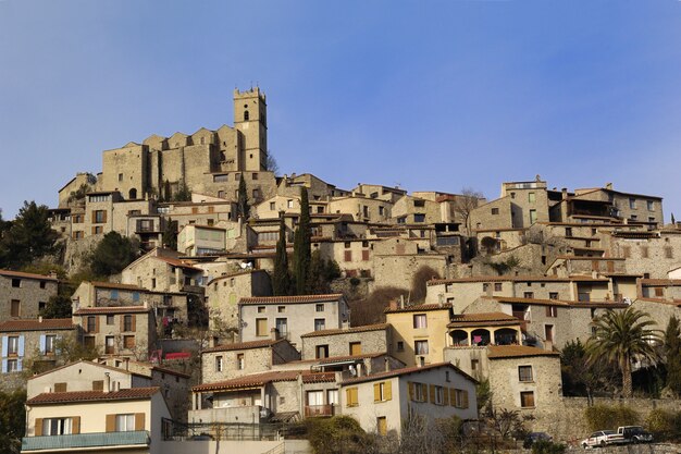 フランスの村の風景