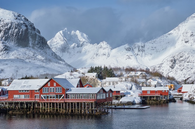 "A" village on Lofoten Islands, Norway