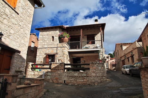 The village Monagri in mountains of Cyprus