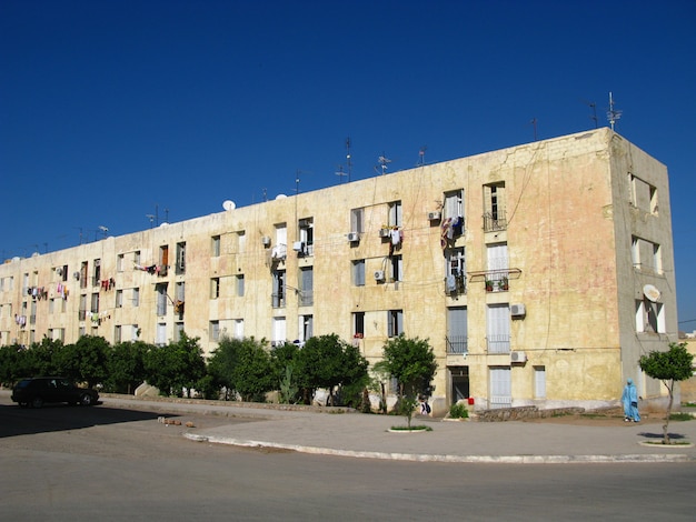 деревня в пустыне Сахара, Марокко