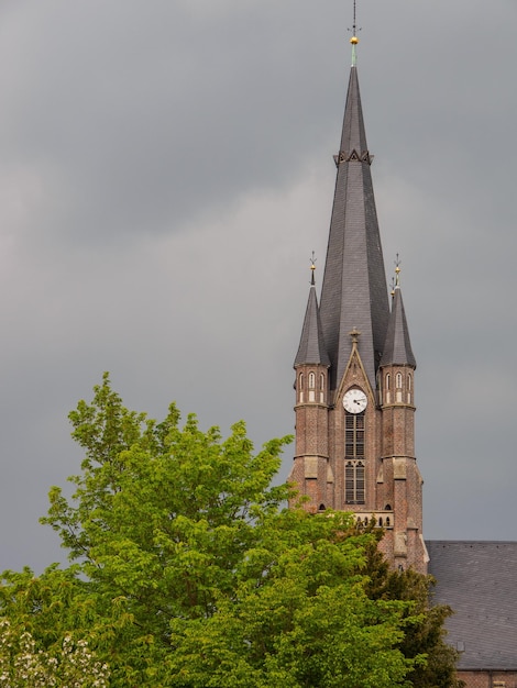 Photo the village of weseke in westphalia