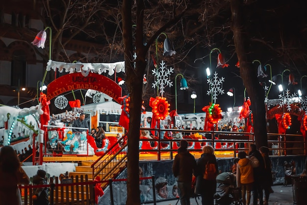 Villaggio delle meraviglie christmas village a milano italia