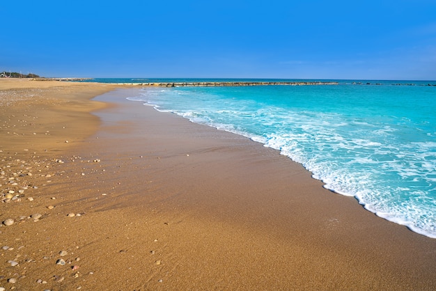 Vinaroz Playa del Forti beach in Castellon