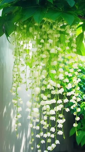 The vine is a vine with white flowers.