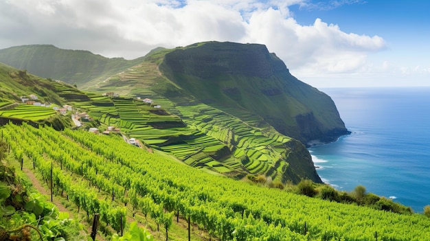 A vineyard in the azores