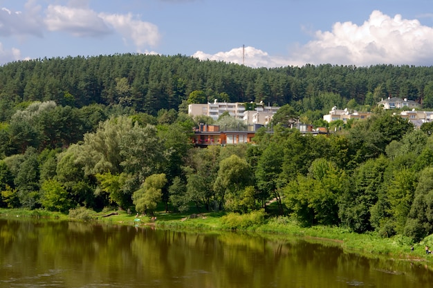 Vingio Parkas and river in Vilnius