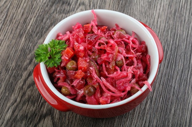 Viniagrette russian salad