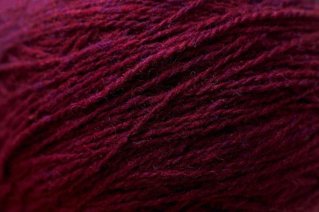 Vinous knitting thread texture handiwork backdrop