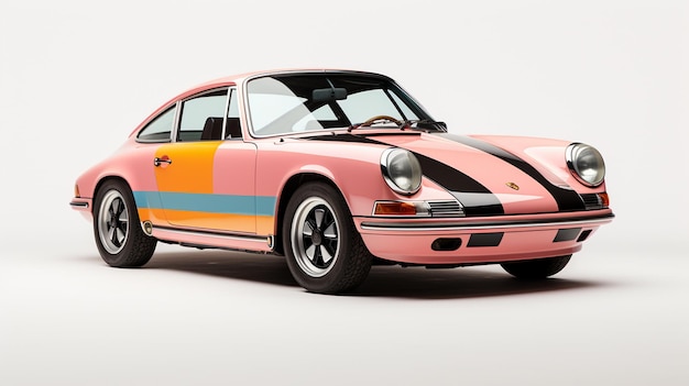 vintage 1969 Porsche 911 AIgenerated art