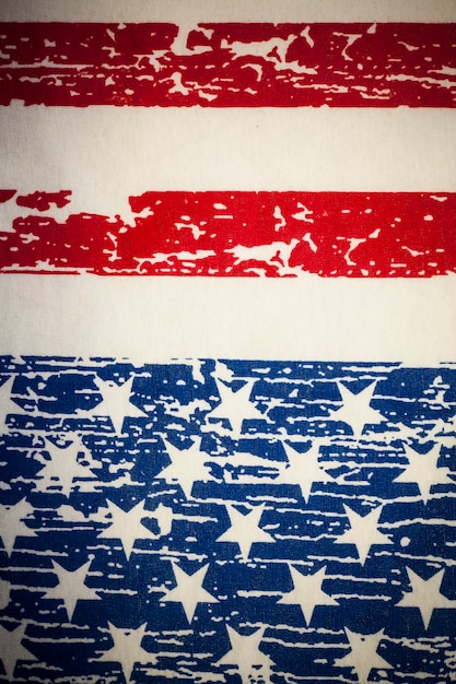 Vintage amerikaanse vlag achtergrond.