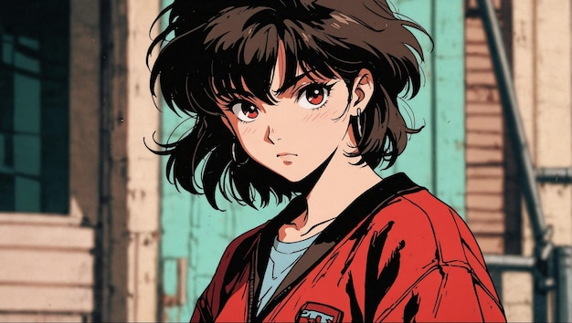 Vintage anime girl