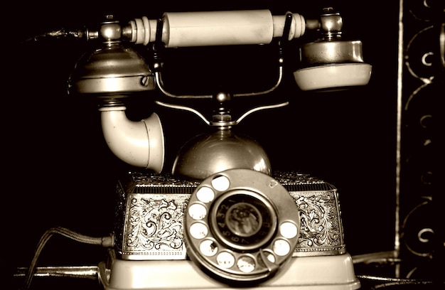Vintage Antieke Retro Telefoon Oude Communicatie Apparaat Foto