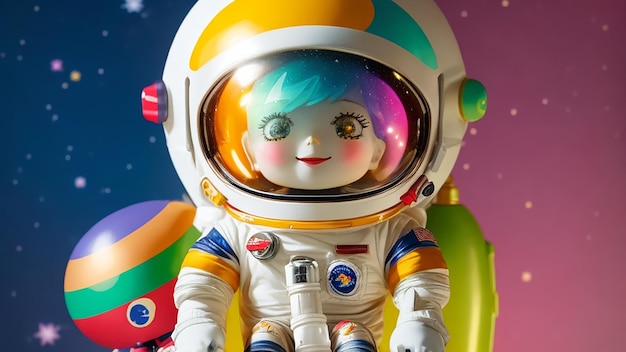 a vintage astronaut doll