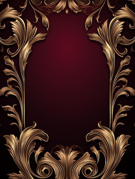 vintage background beautiful flower frame decoration