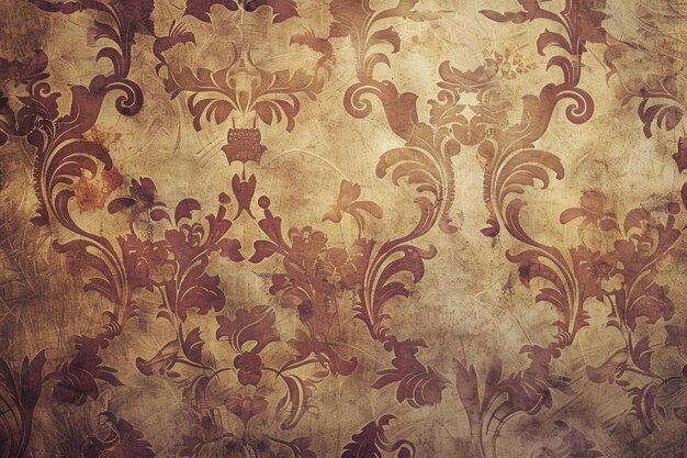 Photo vintage background from grunge paper retro pattern