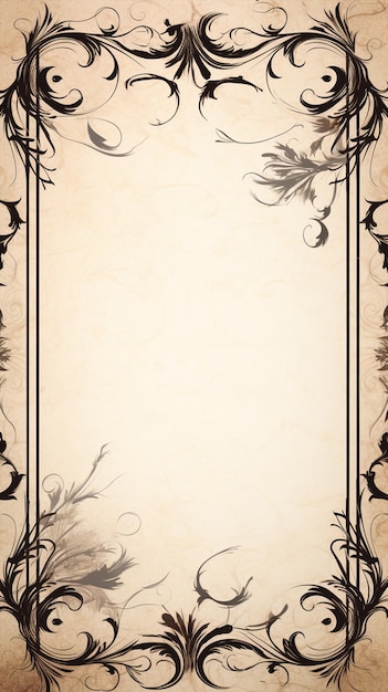 Vintage background ornamental frame