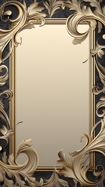 Vintage background ornamental frame