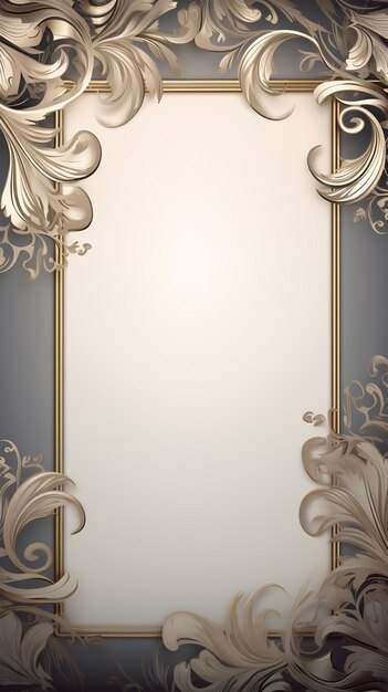 Vintage background ornamental frame