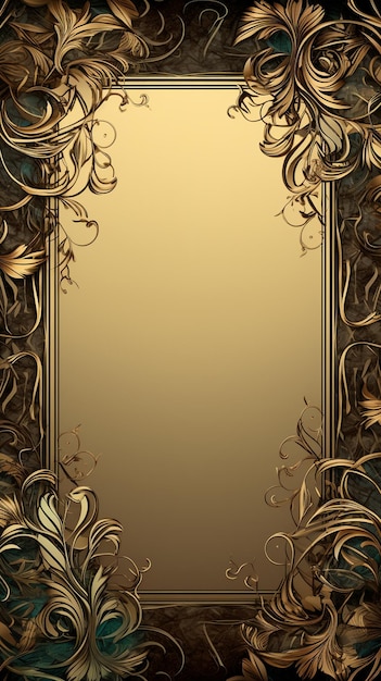 Vintage background ornamental frame