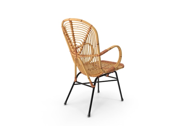 Vintage Bamboo Lounge Chair