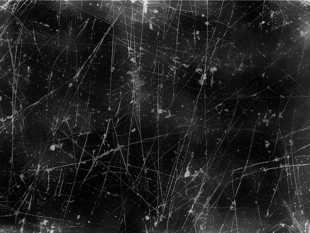 Фото Винтажный черный поцарапанный гранж-фон с эффектом старой пленки абстрактная темная текстура для дизайна