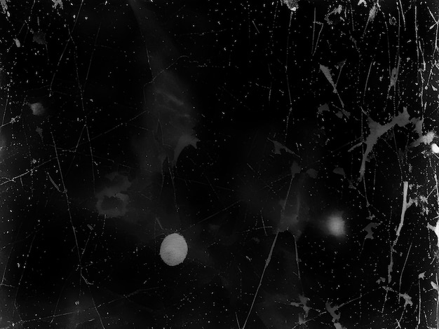 Винтажная черная поцарапанная текстура с эффектом старой пленки Абстрактный гранж-фон для дизайна и искусства