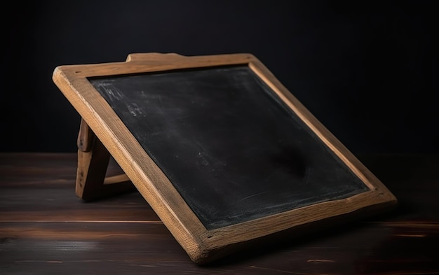 Vintage blackboard or school AI Generative AI