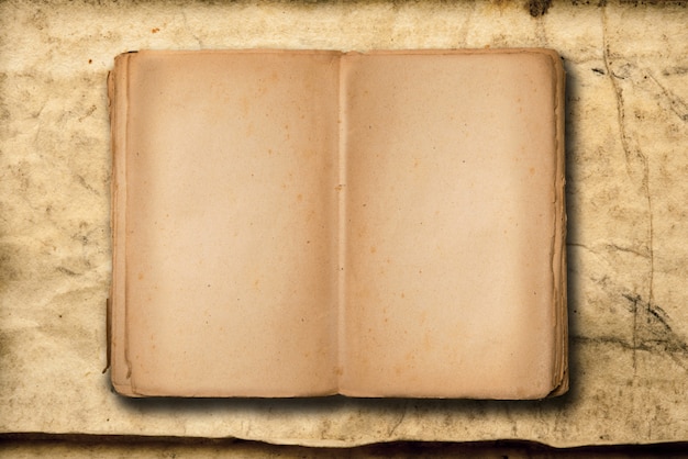 vintage book with copyspace to write