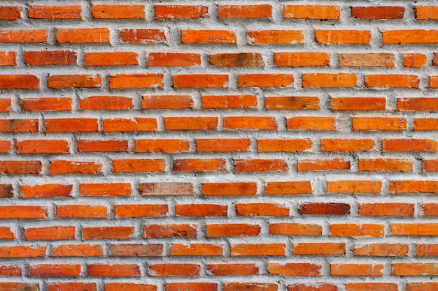 Vintage brown brick wall texture for background