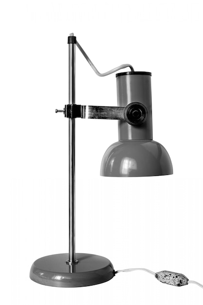 vintage bureaulamp op wit